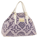 LOUIS VUITTON Cruise line Taicienne GM Bag Canvas Purple M95681 LV Auth YKZ1211-1