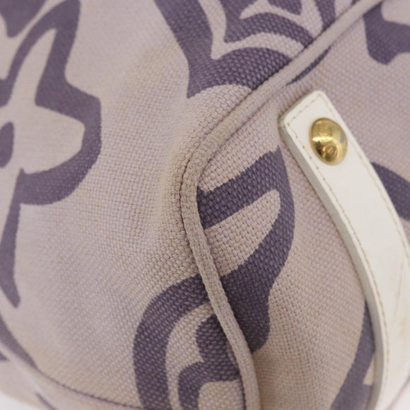 LOUIS VUITTON Cruise line Taicienne GM Bag Canvas Purple M95681 LV Auth YKZ1211