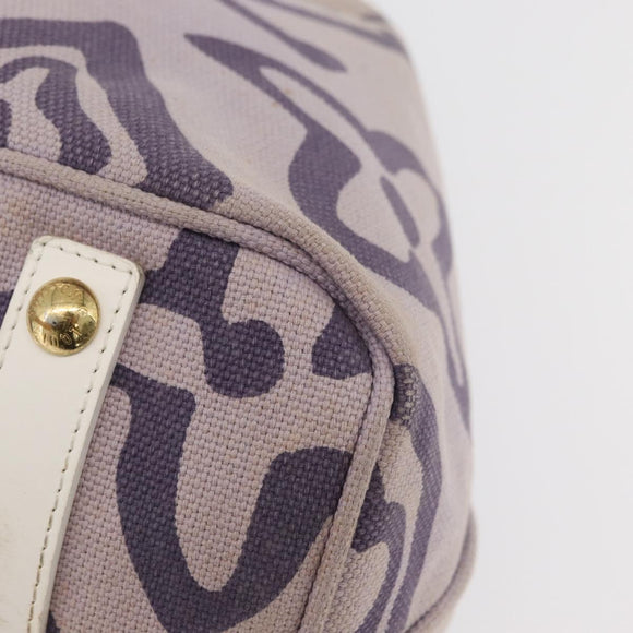 LOUIS VUITTON Cruise line Taicienne GM Bag Canvas Purple M95681 LV Auth YKZ1211