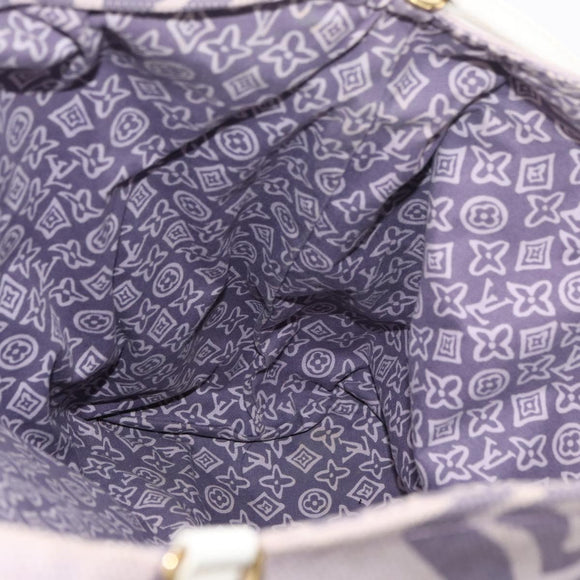 LOUIS VUITTON Cruise line Taicienne GM Bag Canvas Purple M95681 LV Auth YKZ1211