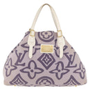 LOUIS VUITTON Cruise line Taicienne GM Bag Canvas Purple M95681 LV Auth YKZ1211-13