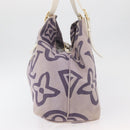 LOUIS VUITTON Cruise line Taicienne GM Bag Canvas Purple M95681 LV Auth YKZ1211-3