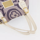 LOUIS VUITTON Cruise line Taicienne GM Bag Canvas Purple M95681 LV Auth YKZ1211-7