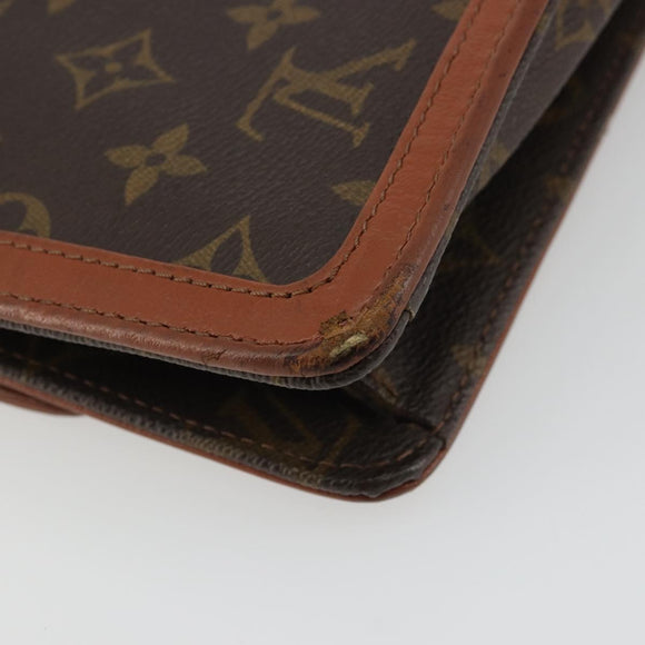 LOUIS VUITTON Monogram Pochette Dam PM Clutch Bag M51812 LV Auth YKZ1212