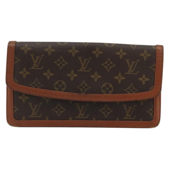 LOUIS VUITTON Monogram Pochette Dam PM Clutch Bag M51812 LV Auth YKZ1212
