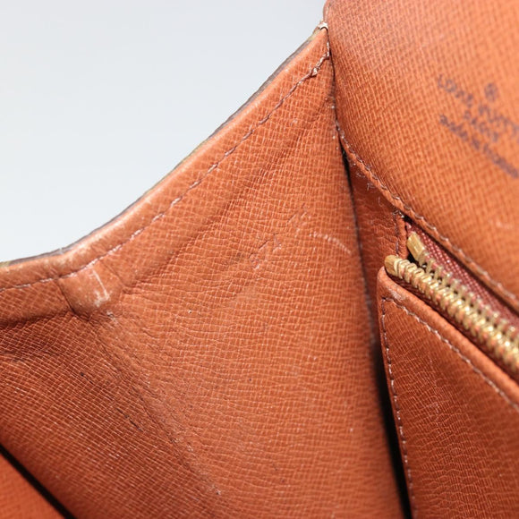 LOUIS VUITTON Monogram Pochette Dam PM Clutch Bag M51812 LV Auth YKZ1212