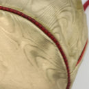 LOEWE Shoulder Bag PVC Canvas Gold Auth YKZ1213A-14
