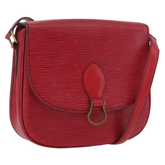 LOUIS VUITTON Epi Saint Cloud GM Shoulder Bag Red M52197 LV Auth YKZ1214