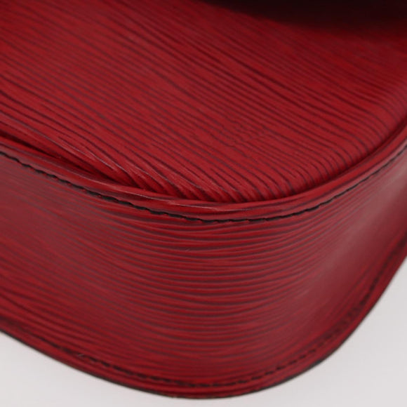 LOUIS VUITTON Epi Saint Cloud GM Shoulder Bag Red M52197 LV Auth YKZ1214
