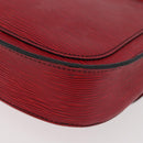LOUIS VUITTON Epi Saint Cloud GM Shoulder Bag Red M52197 LV Auth YKZ1214-13