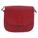 LOUIS VUITTON Epi Saint Cloud GM Shoulder Bag Red M52197 LV Auth YKZ1214-2
