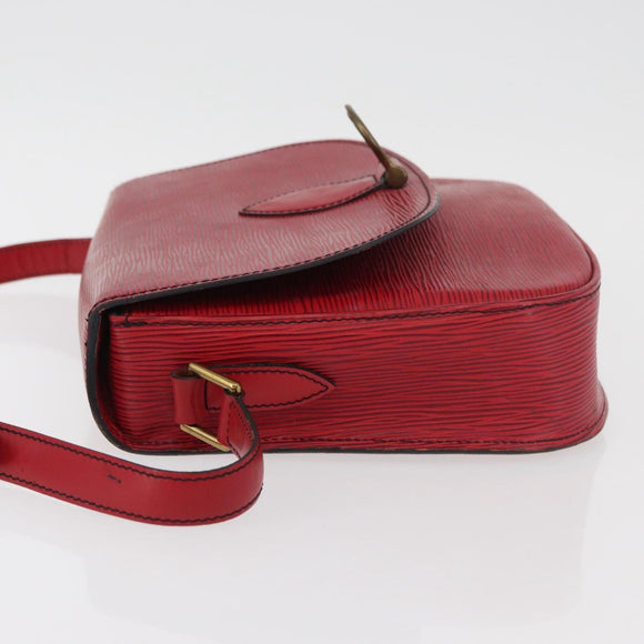 LOUIS VUITTON Epi Saint Cloud GM Shoulder Bag Red M52197 LV Auth YKZ1214