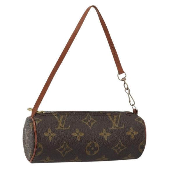 LOUIS VUITTON Monogram Papillon Pouch LV Auth YKZ1217A