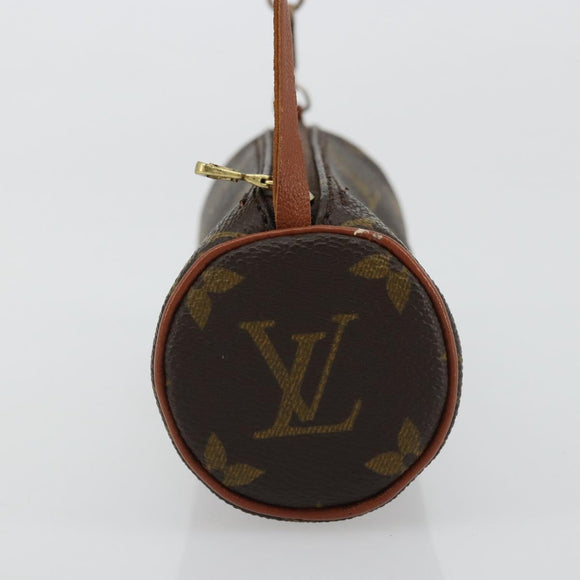 LOUIS VUITTON Monogram Papillon Pouch LV Auth YKZ1217A