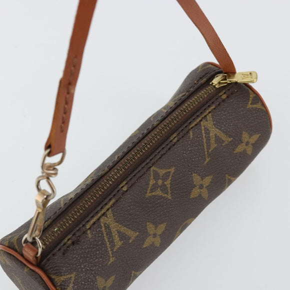 LOUIS VUITTON Monogram Papillon Pouch LV Auth YKZ1217A