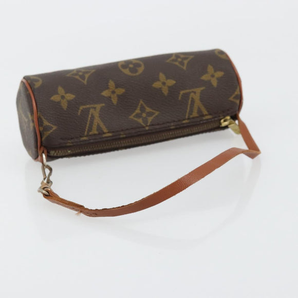 LOUIS VUITTON Monogram Papillon Pouch LV Auth YKZ1217A