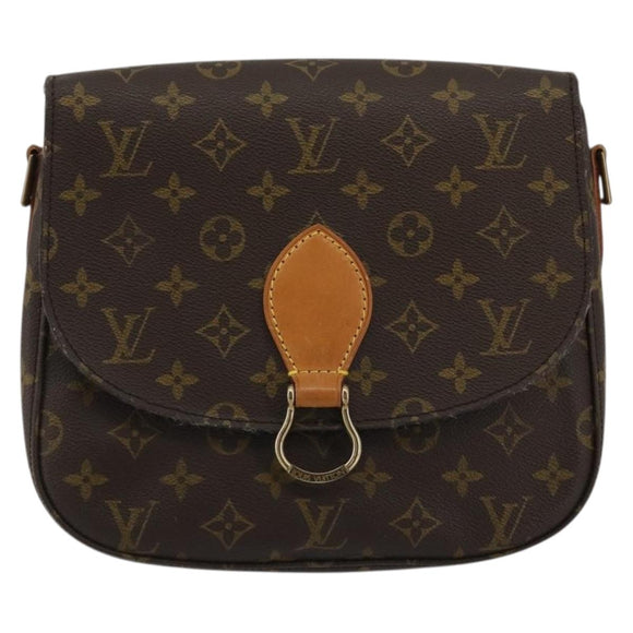LOUIS VUITTON Monogram Saint Cloud GM Shoulder Bag M51242 LV Auth YKZ1218