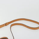 CELINE Macadam Canvas Shoulder Bag PVC Leather Brown Gold Auth YKZ1219-8