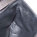 BALLY Hand Bag Leather 2way Black Gold Auth YKZ1223-24