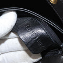 BALLY Hand Bag Leather 2way Black Gold Auth YKZ1223-12
