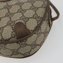 GUCCI GG Supreme Web Sherry Line Bag PVC Beige Gold 89 02 066 Auth YKZ1224A-10