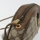 GUCCI GG Supreme Web Sherry Line Bag PVC Beige Gold 89 02 066 Auth YKZ1224A-15
