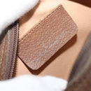 GUCCI GG Supreme Web Sherry Line Bag PVC Beige Gold 89 02 066 Auth YKZ1224A-16