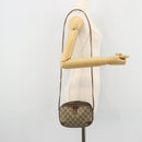 GUCCI GG Supreme Web Sherry Line Bag PVC Beige Gold 89 02 066 Auth YKZ1224A-21