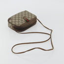 GUCCI GG Supreme Web Sherry Line Bag PVC Beige Gold 89 02 066 Auth YKZ1224A-7