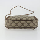 GUCCI GG Supreme Web Sherry Line Bag PVC Beige Gold 89 02 066 Auth YKZ1224A-9