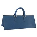 LOUIS VUITTON Epi Sac Triangle Hand Bag Blue M52095 LV Auth YKZ1225-1