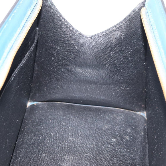 LOUIS VUITTON Epi Sac Triangle Hand Bag Blue M52095 LV Auth YKZ1225