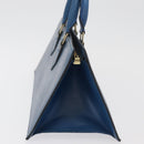 LOUIS VUITTON Epi Sac Triangle Hand Bag Blue M52095 LV Auth YKZ1225-4
