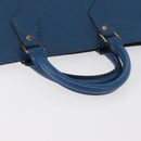 LOUIS VUITTON Epi Sac Triangle Hand Bag Blue M52095 LV Auth YKZ1225-7