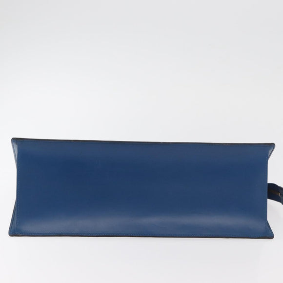 LOUIS VUITTON Epi Sac Triangle Hand Bag Blue M52095 LV Auth YKZ1225