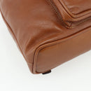 GUCCI Bamboo Backpack Leather Brown Gold 003 1705 0030 Auth YKZ1226-13