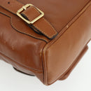 GUCCI Bamboo Backpack Leather Brown Gold 003 1705 0030 Auth YKZ1226-15