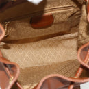 GUCCI Bamboo Backpack Leather Brown Gold 003 1705 0030 Auth YKZ1226-19