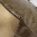 GUCCI GG Crystal Tote Bag Coated Canvas Gold Tone 131228 Auth YKZ1227A-13