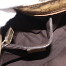 GUCCI GG Crystal Tote Bag Coated Canvas Gold Tone 131228 Auth YKZ1227A-21