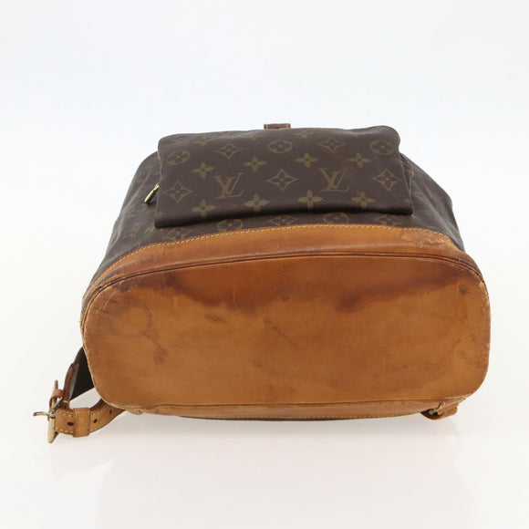 LOUIS VUITTON Monogram Montsouris GM Backpack M51135 LV Auth YKZ1231