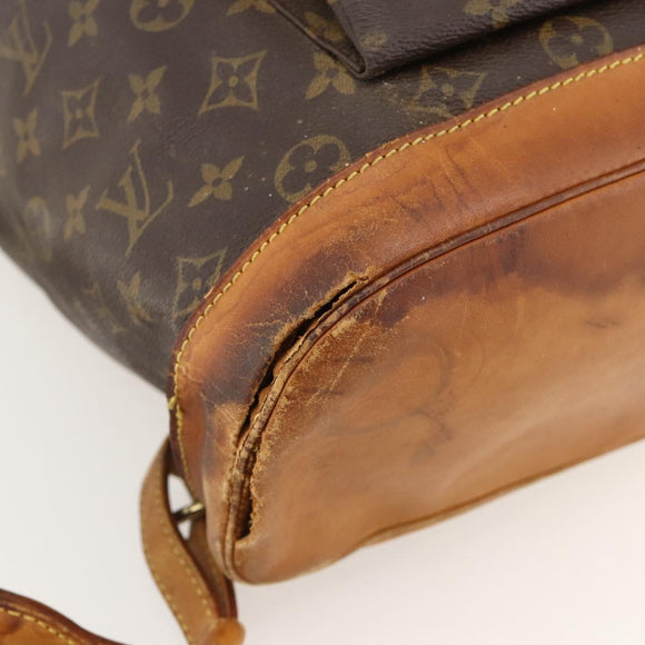 LOUIS VUITTON Monogram Montsouris GM Backpack M51135 LV Auth YKZ1231