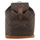 LOUIS VUITTON Monogram Montsouris GM Backpack M51135 LV Auth YKZ1231-13