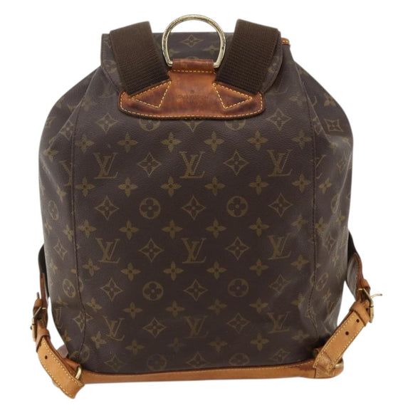 LOUIS VUITTON Monogram Montsouris GM Backpack M51135 LV Auth YKZ1231