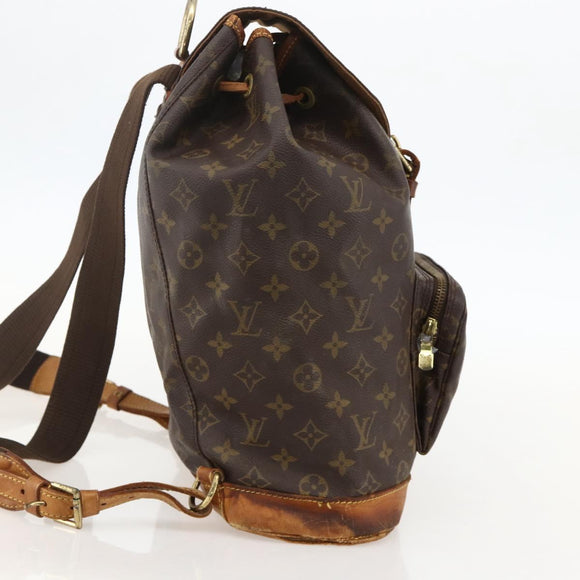 LOUIS VUITTON Monogram Montsouris GM Backpack M51135 LV Auth YKZ1231