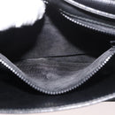 CELINE Circle Shoulder Bag Leather Black Gold Auth YKZ1232A-21