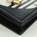 GUCCI Horsebit Shoulder Wallet Leather Adidas Black Gold 702248 Auth YKZ1233M-15