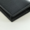 GUCCI Horsebit Shoulder Wallet Leather Adidas Black Gold 702248 Auth YKZ1233M-18