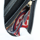 GUCCI Horsebit Shoulder Wallet Leather Adidas Black Gold 702248 Auth YKZ1233M-10
