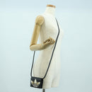GUCCI Horsebit Shoulder Wallet Leather Adidas Black Gold 702248 Auth YKZ1233M-26